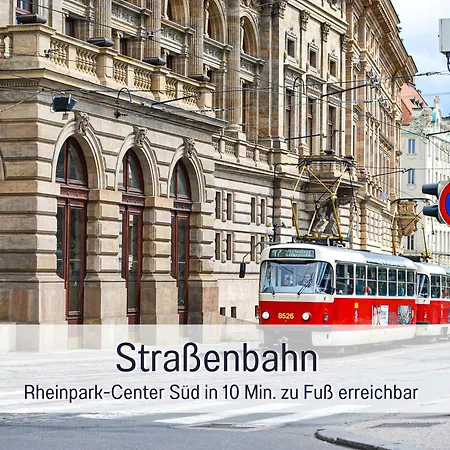 Rheinblick7 - Spektakulaerer Blick Auf Duesseldorfer Skyline - Ruhig Modern Privatparkplatz Aufzug - Anbindung An Messe Flughafen Hauptbahnhof *