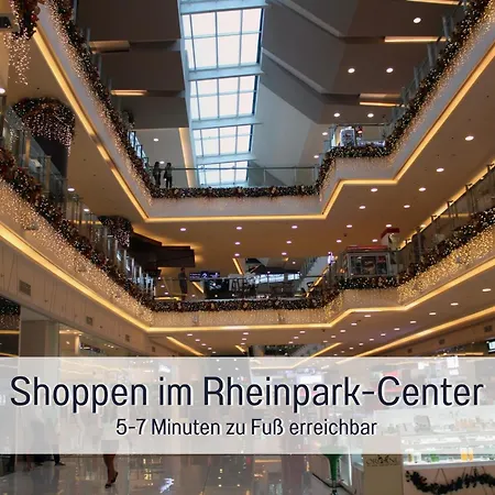 公寓 Rheinblick7 - Spektakulaerer Blick Auf Duesseldorfer Skyline - Ruhig Modern Privatparkplatz Aufzug - Anbindung An Messe Flughafen Hauptbahnhof