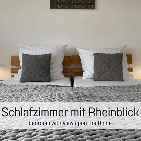 Apartment Rheinblick7 - Spektakulaerer Blick Auf Duesseldorfer Skyline - Ruhig Modern Privatparkplatz Aufzug - Anbindung An Messe Flughafen Hauptbahnhof Neuss