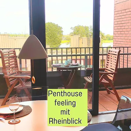 Apartment Rheinblick Penthouse Wolke 7 - Neuss/düsseldorf Neuss