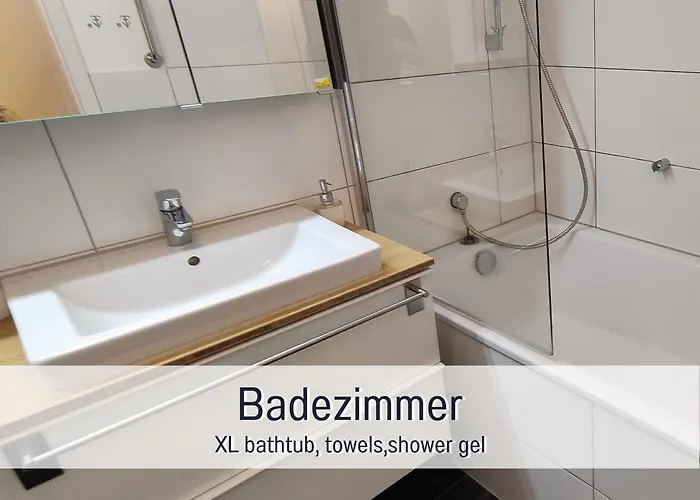 Rheinblick7 - Spektakulaerer Blick Auf Duesseldorfer Skyline - Ruhig Modern Privatparkplatz Aufzug - Anbindung An Messe Flughafen Hauptbahnhof * Neuss